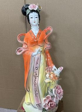 陶瓷东海三公主小龙女神像