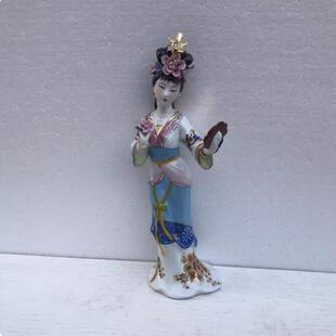 12寸陶瓷彩绘常姑娘白姑娘白蛇仙子仙姑仙女供奉塑像神像佛像摆件