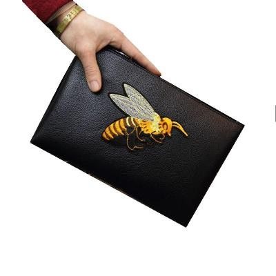刺绣欧美商务风信封手拿包