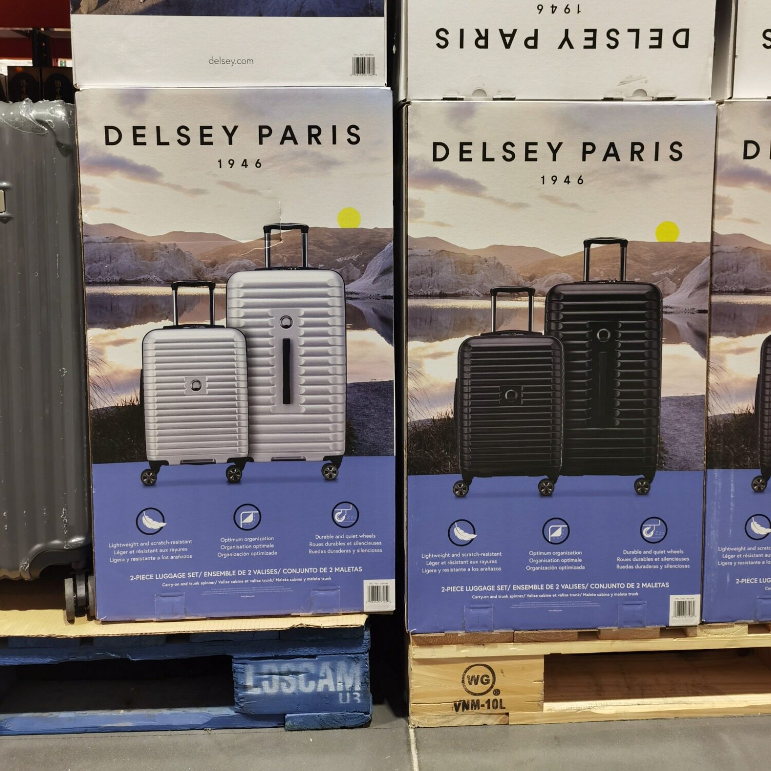 国内开市客代购泰国Delsey戴乐思旅行箱行李箱套组四轮子母拉杆箱