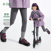 女童裤 植木童装 子 中大童加绒打底裤 鲨鱼裤 儿童裤 子2025秋冬新款