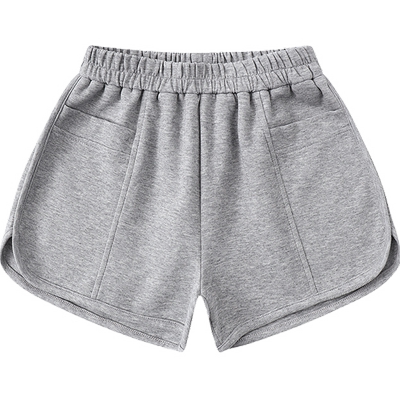 百搭针织毛圈短裤植木