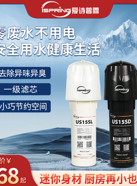 ispring爱诗普霖净水器厨下台下家用前置过滤器洗脸刷牙洗菜泡茶