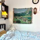 GALA小尺寸墙面装 饰挂毯背景布治愈感风景提花棉线毯子桌布盖巾横