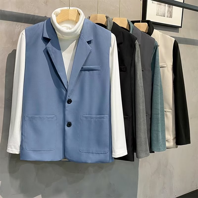 西装马甲男士无袖西服马夹背心