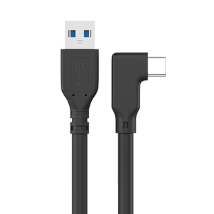 适用于Oculus Quest2 link串流数据线usb3.2 gen1快充VR眼镜pico neo2串流steam电脑3/5米双弯头type-c连接线
