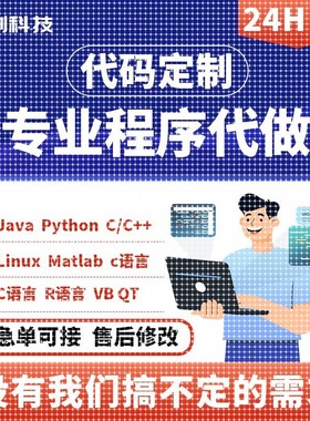 计算机Java编程python程序设计R数据分析qt软件开发C++/C代码接单