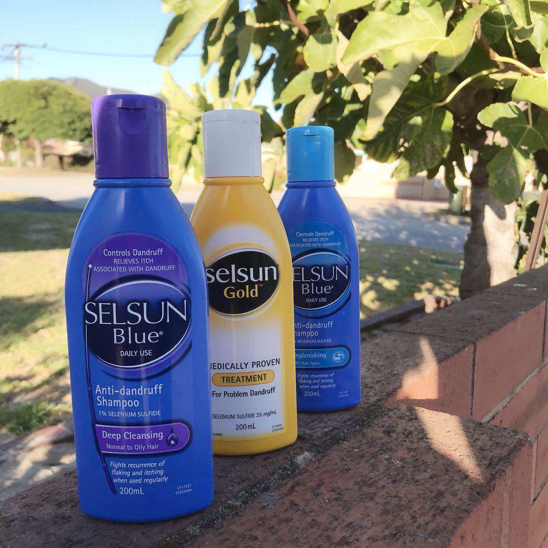 大黎家澳洲selsun gold blue金瓶蓝瓶止痒去屑控油洗发水200ml