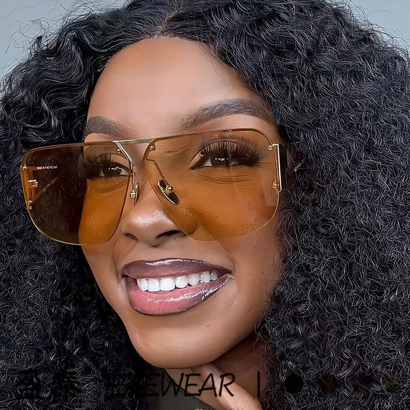 日本gentle motto欧美金属半框飞行员太阳眼镜大框蛤蟆镜时尚