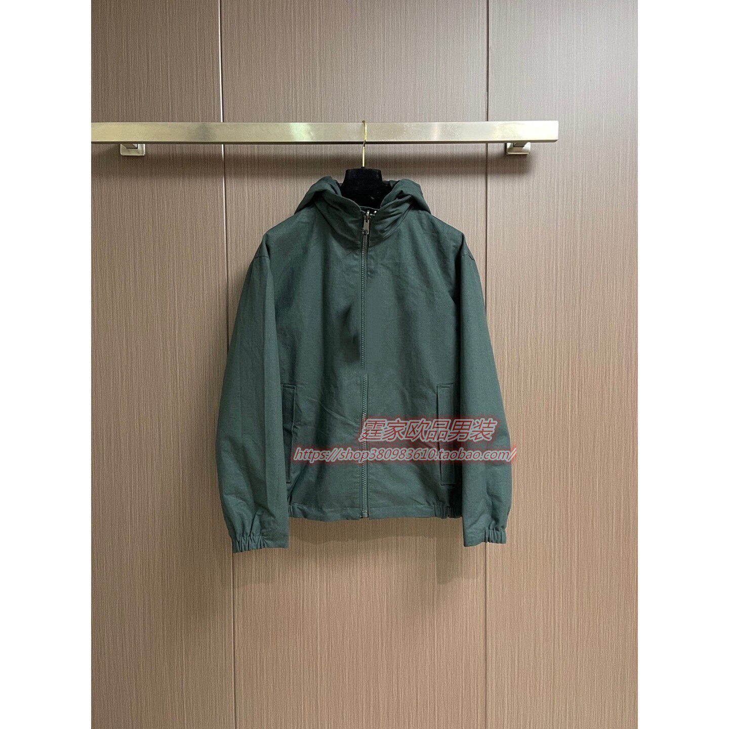 外套男士2026春夏季新款韩版潮流防风薄款棉质连帽夹克休闲上衣服