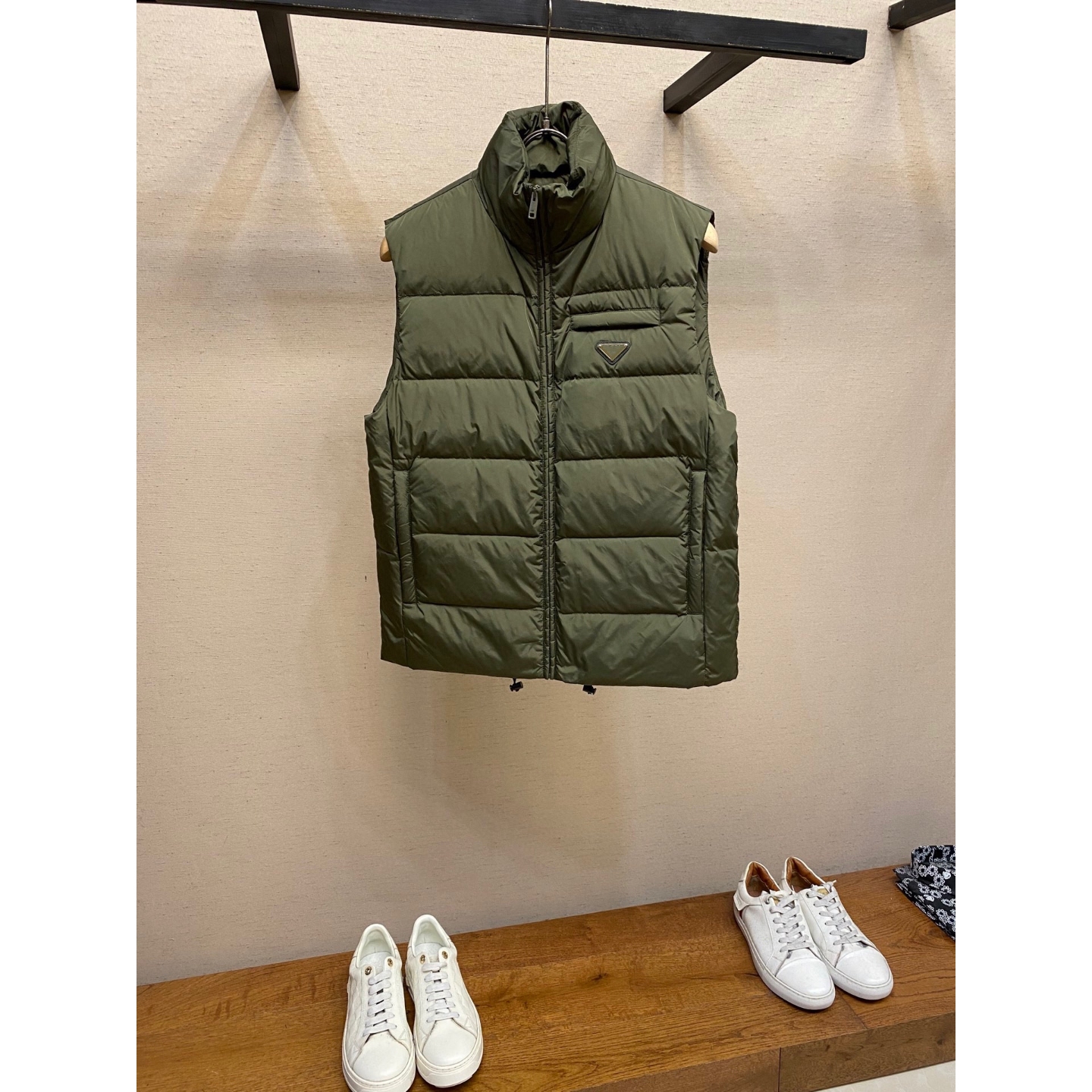 欧洲站2025徽标户外潮流立领马甲