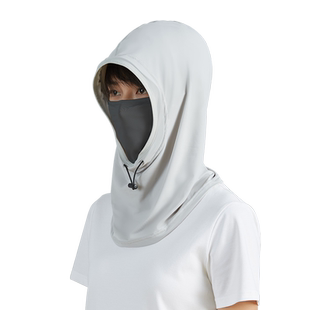 bodachel冰丝全脸防晒帽头套夏骑行防紫外线脖套护颈遮阳透气面罩