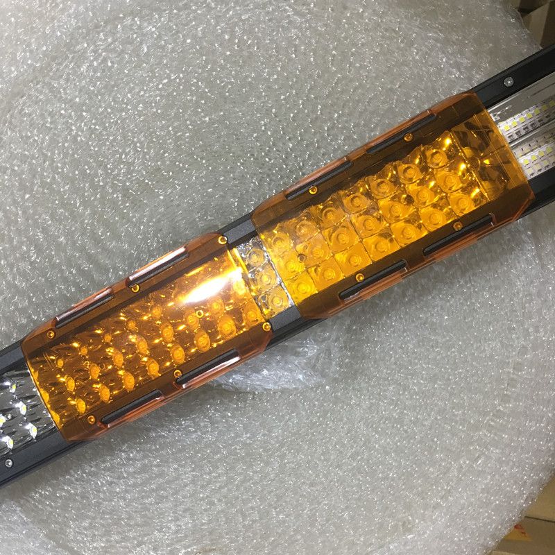 汽车射灯黄色外罩三排射