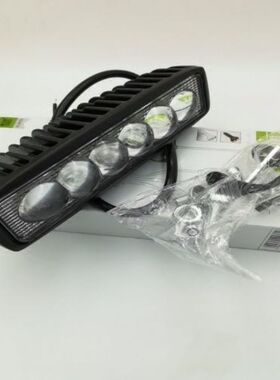 长条灯凸透镜6珠汽车led货车射灯强光12V24V雾灯越野车顶大灯中网