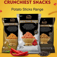 JAZAA SNACKS: Imported puffed snacks from Pakistan, a mixed snack of potato sticks, 180g thumbnail 5