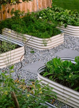 一米菜园金属种植箱框菜床蔬菜种植花盆户外庭院花园阳台专用花箱