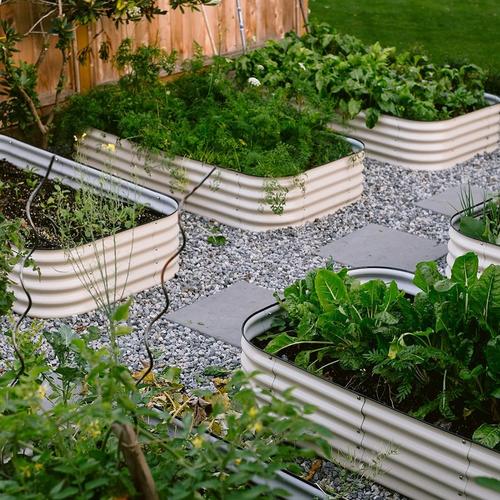 一米菜园金属种植箱花盆简约