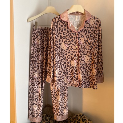 金丝绒睡衣女可爱秋冬季款轻奢风