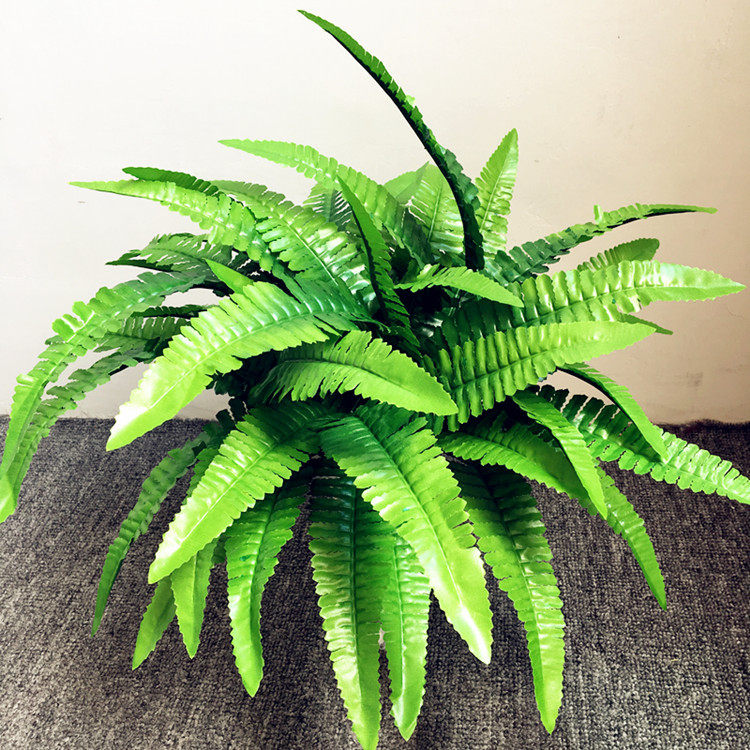 仿真绿植波斯蕨类植物婚庆舞台背景墙配饰插花配材假草假花绿叶子