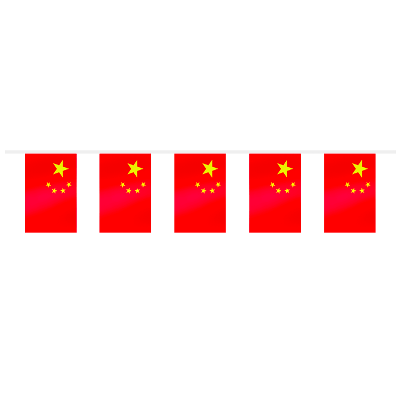 国旗串旗小红旗小国旗装饰吊旗