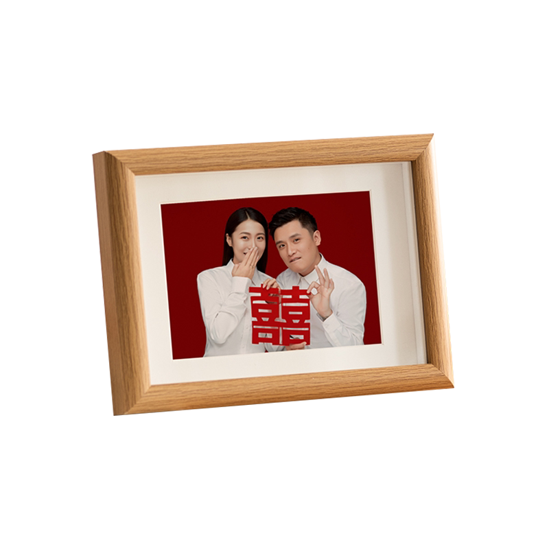 海马体结婚登记照相框摆台洗照片相框/画框