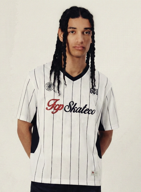 FCPskate. Striped Jersey条纹球衣 美式街头滑板嘻哈街舞短袖tee