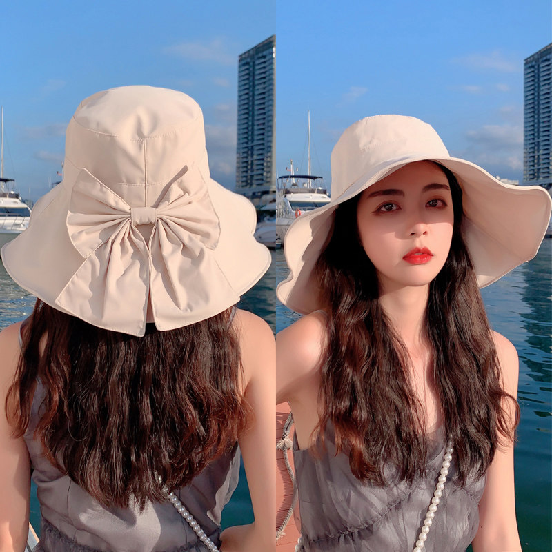 Fisherman hat summer new pattern bow Sunscreen Sun hat Large canopies Covering her face ultraviolet-proof Visorin the Accessories/Leather belt/Hat/Muffler , Hat  category - from Buy2taobao.com to provide professional Taobao agent buy service