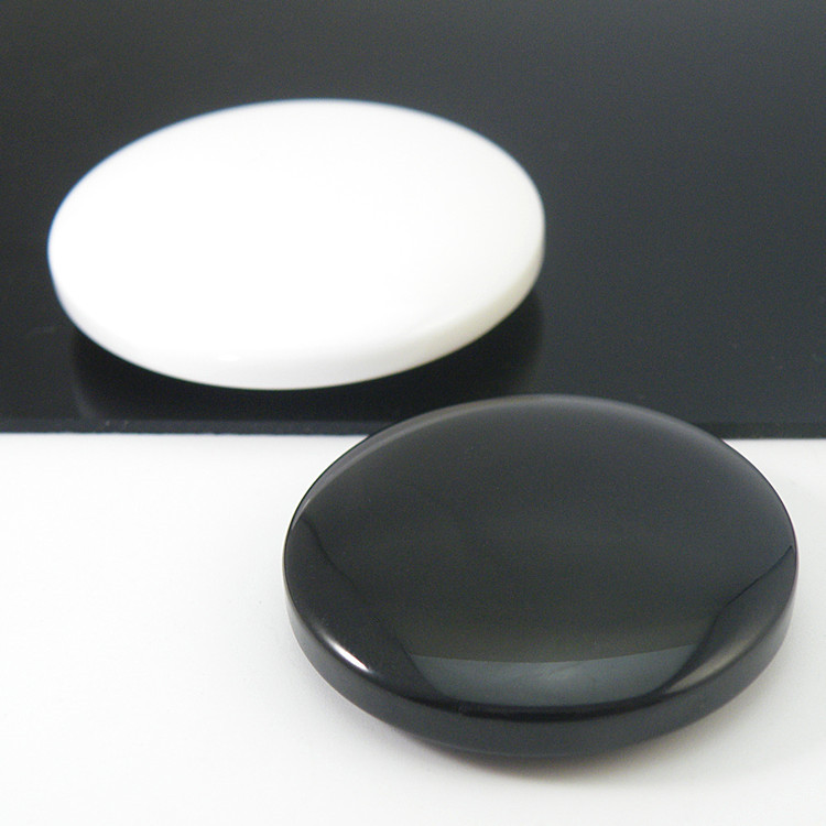 暗眼纽扣西装馒头黑白色大扣子