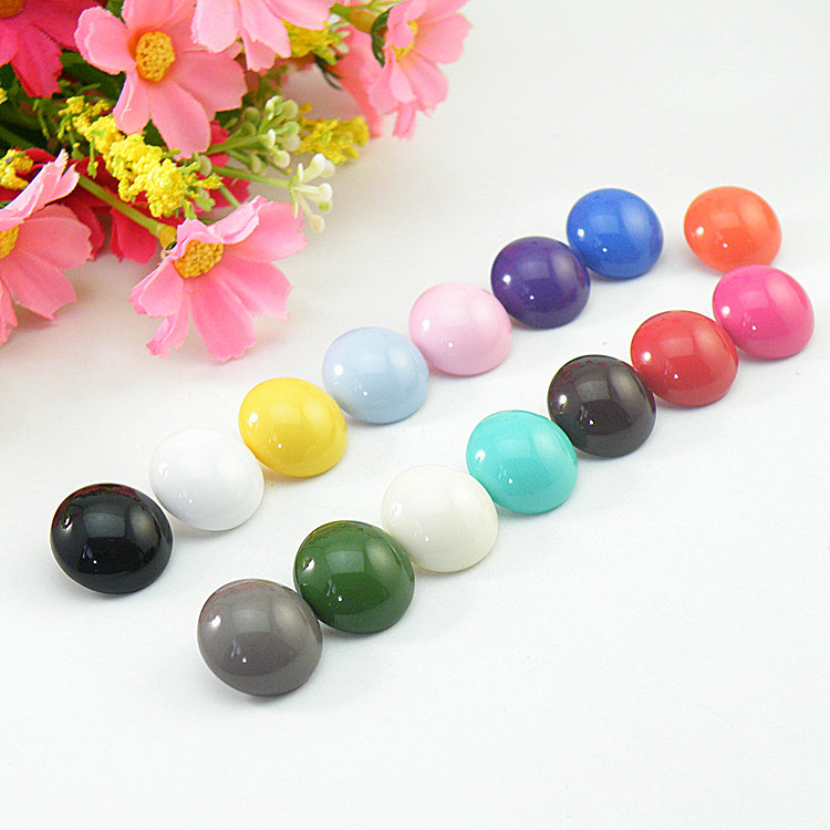 糖果色宝宝儿童毛衣扣女蘑菇纽扣