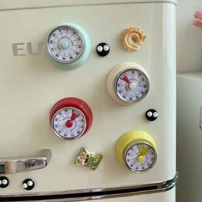 复古圆形机械计时器冰箱贴