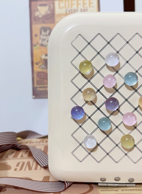 创意透明球梦幻冰箱贴磁力贴ins洞洞板入户门家居装饰磁吸磁贴