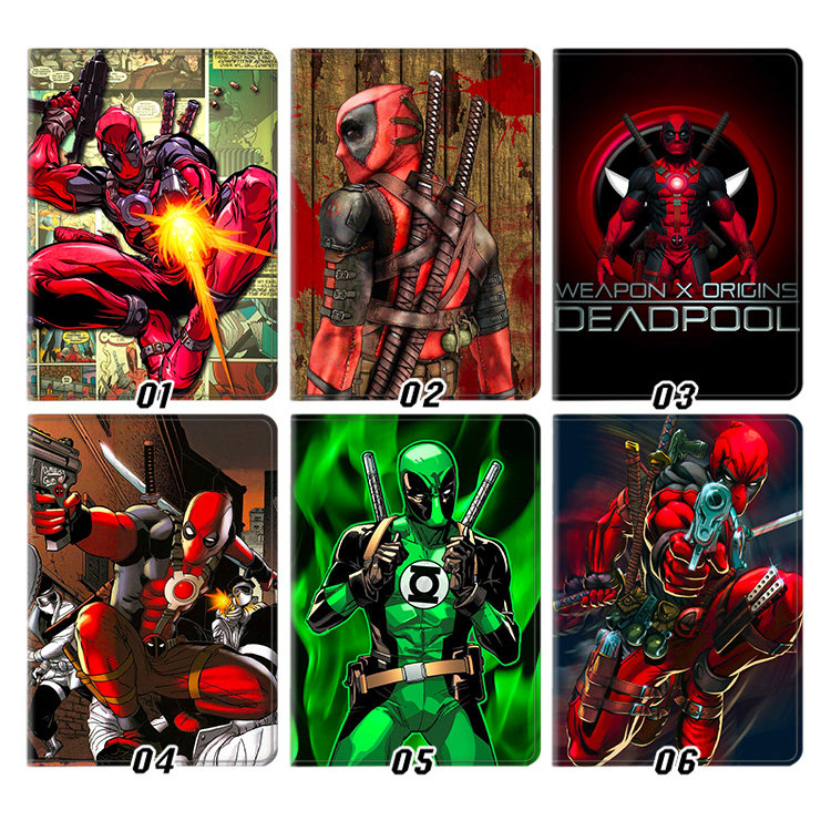 死侍电影外壳适用ipad10.2软air3/4/5第十代保护套matepad pro11笔槽mini5/6小米5pro12.9寸10.9荣耀V8皮套V7