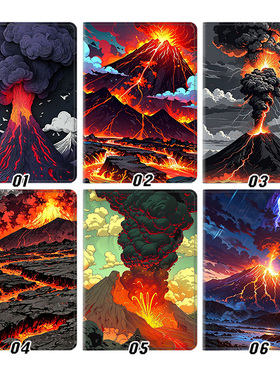 火山熔岩喷发外壳适用ipad10.2软air345第十代保护套matepad11笔槽mini6小米7pro13寸10.9荣耀9小新联想