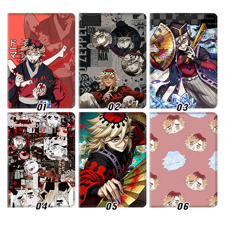 童磨Doma鬼灭之刃动漫周边外壳适用ipad10.2软air345第十代保护套matepad11笔槽mini6小米7pro13寸10.9荣耀