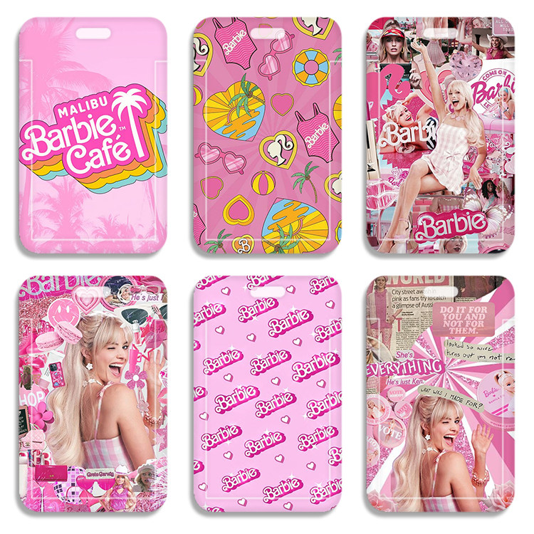 芭比电影 周边 公交卡套学生校园卡套地铁卡套工作证件硬卡套卡包