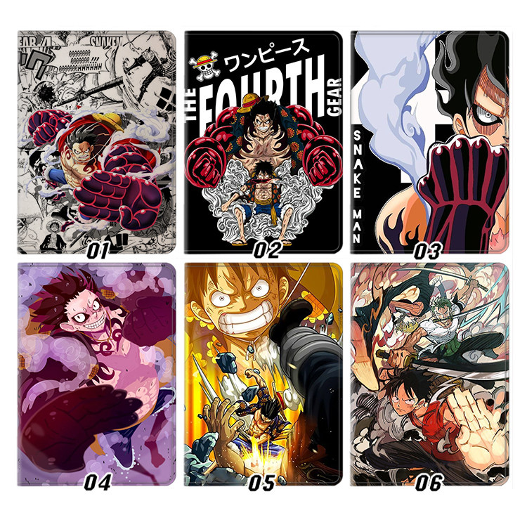 海贼王 路飞动漫ipad10.2适用air3/4/5第十代保护套matepad pro11笔槽mini5/6小米5pro12.9寸10.9荣耀V8皮套V