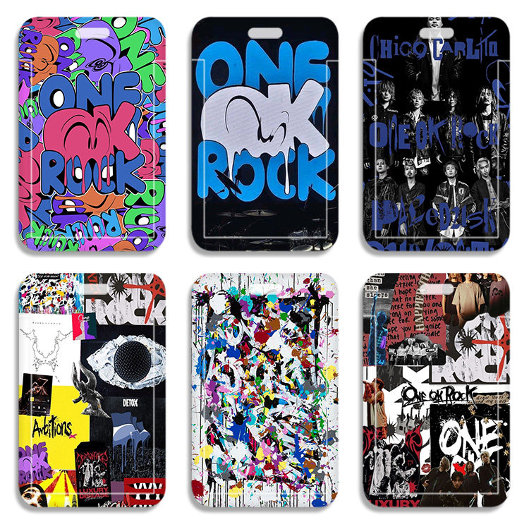 one ok rock日本摇滚乐队公交卡套壳送挂绳学生卡套地铁卡套