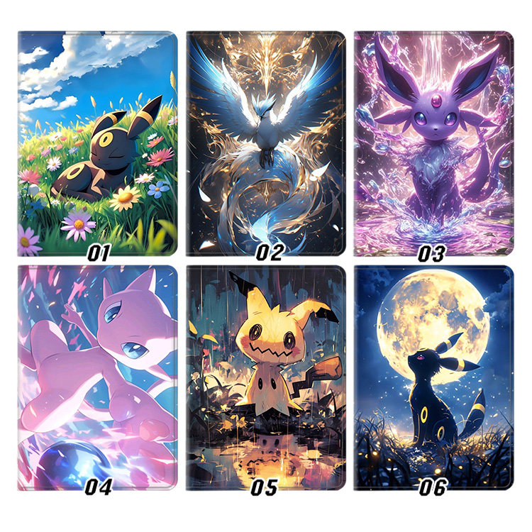 宠物小精灵月伊布神兽外壳适用ipad10.2软air3/4/5第十代保护套matepad pro11笔槽mini5/6小