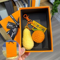 Висящая пряжка-биг апельсиновая груша+большая апельсиновая коробка+подарочная сумка