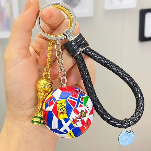 Сувенир, брелок подходит для мужчин и женщин, футбольная подвеска, 2022