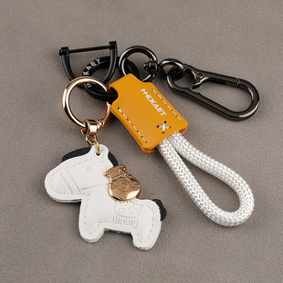 2025新款马上有钱汽车钥匙扣挂件精致简约高级男女情侣钥匙链挂绳