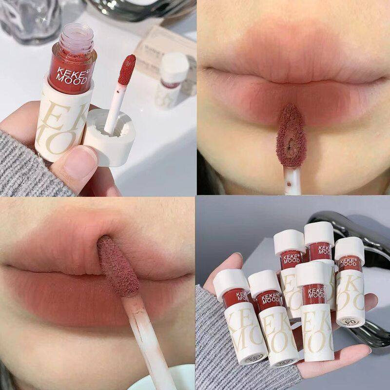kekemood塔钉丝绒唇釉哑光雾面持久不掉色显白口红少女感显白批发