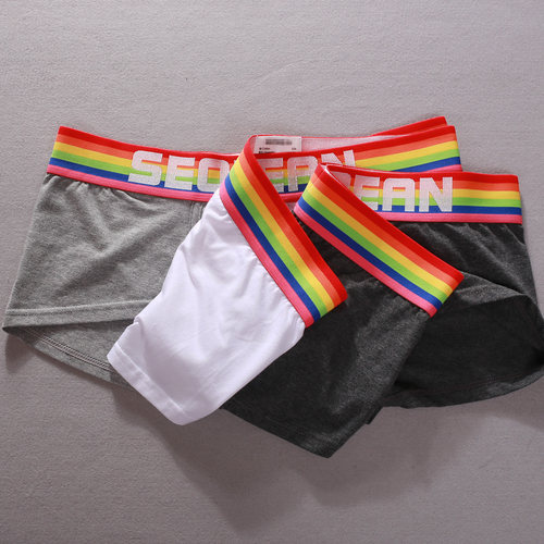 潮流个性纯棉性感低腰青年男内裤