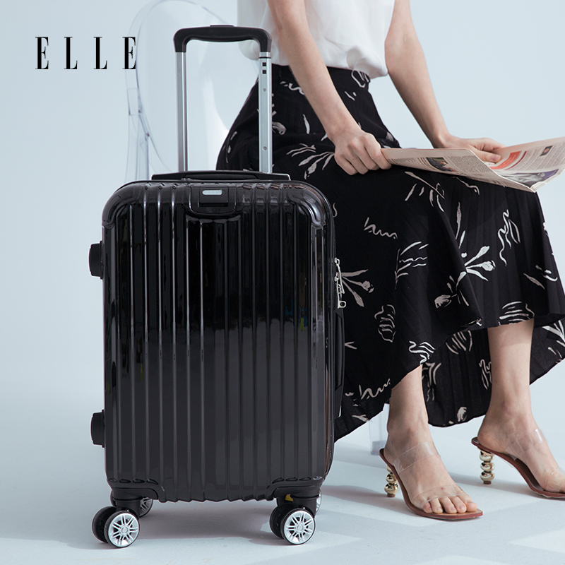 3ELLE24寸旅行箱女小清新拉杆箱大学生万向轮行李箱20寸密码登机箱