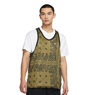 男子篮球舒适透气运动背心T恤DH7372 FIT 378 DRI Nike耐克夏季