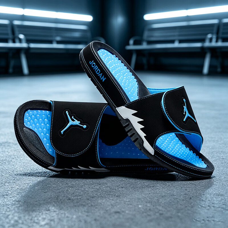 NIKE拖鞋防滑厚底拖鞋跑步健身耐磨户外休闲沙滩凉拖 555501-004