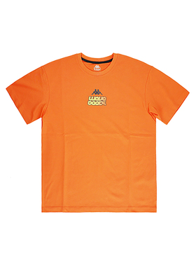 Kappa卡帕男子短袖夏季圆领印花宽松休闲运动T恤K0B32TD86-7602