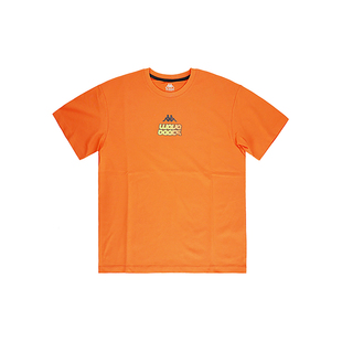 7602 圆领印花宽松休闲运动T恤K0B32TD86 Kappa卡帕男子短袖 夏季