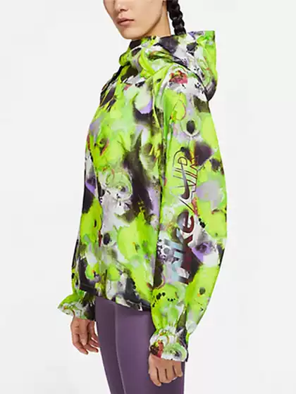 Nike Spring Women's Retro Fashion Tie-Dye Jacket Casual Outdoor Sports Jacket Dm7550-321