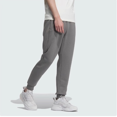 阿迪达斯adidas 武极系列针织束口加绒保暖休闲运动长裤 JE6669